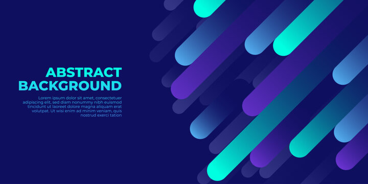 Abstract background vector, futuristic modern blue banner for digital and technology theme