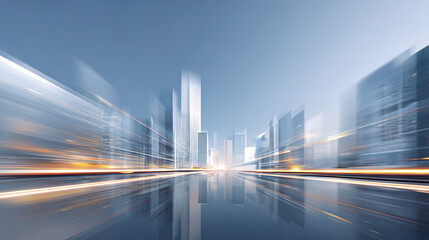 Obraz premium Modern Architecture and Urban Roads business Technology Background