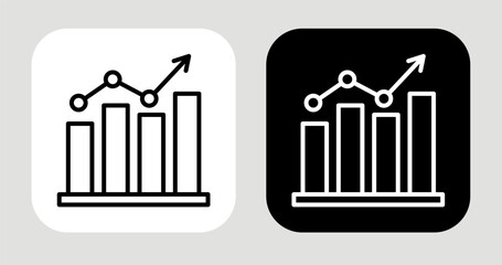 Data Flow Icon In Black and White Line Style