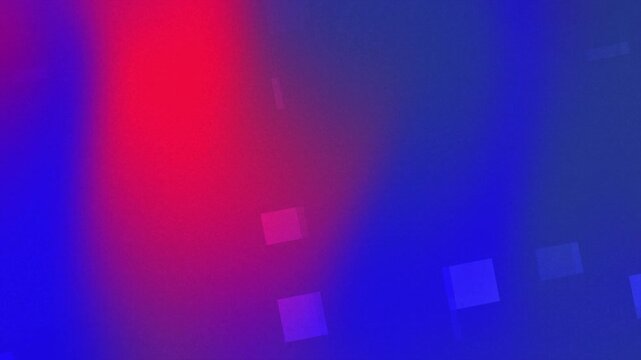 Abstract background with blue and red gradient and small squares perfect for modern designs. Ideal for web banners and digital backgrounds.