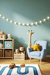 ChatGPT said:....Cozy Modern Kids Playroom Interior with Toys and Pastel Decor