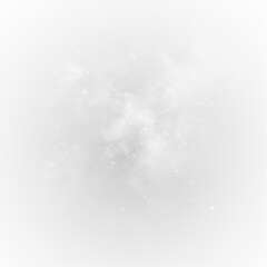 White Smoke PNG with Transparent Cosmic Overlay on transparent background