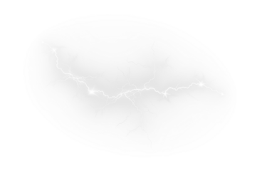 Thunder vector, electric burst mark, lightning stroke, and flash cue merged effectively. PNG Overlay supports visual tension and alert-based artwork.