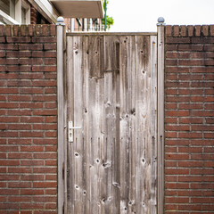 Typical dutch door. Dutch holland architectural detail, a door in Netherlands city. Dutch door