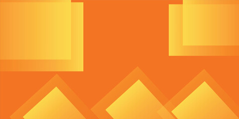 Vibrant Yellow and Orange Gradient Abstract Geometric Background with Layered Shapes - Modern, Minimalistic Design in Warm Tones, Perfect for Digital Wallpaper, Website Backgrounds, and Graphic Design