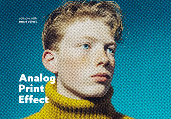 Analog Print Photo Effect