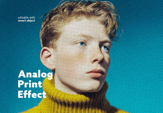 Analog Print Photo Effect