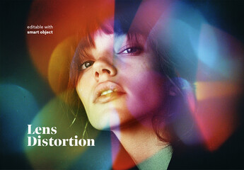 Lens Distortion Photo Effect