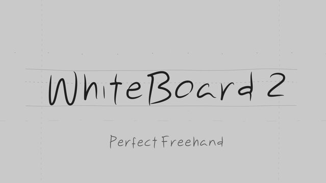 Whiteboard Marker Write On Text Effect 2 - Scribble Doodle Title Animation Tool | Perfect Freehand Vector Calligraphy