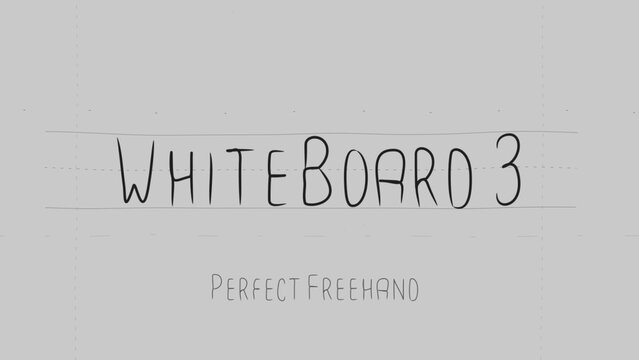 Whiteboard Marker Write On Text Effect 3 - Scribble Doodle Title Animation Tool | Perfect Freehand Vector Calligraphy