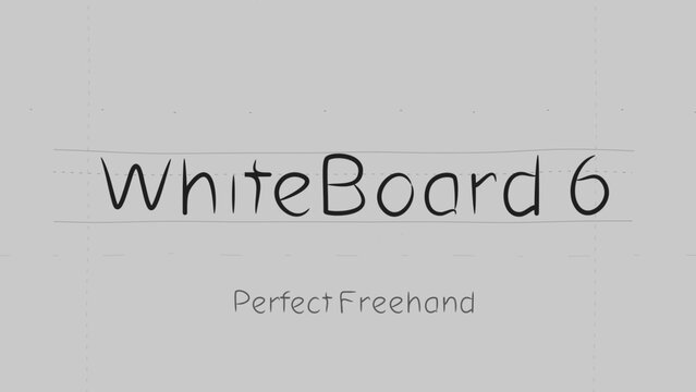 Whiteboard Marker Write On Text Effect 6 - Scribble Doodle Title Animation Tool | Perfect Freehand Vector Calligraphy