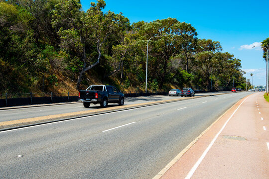 Mounts Bay Road in Perth - Australia