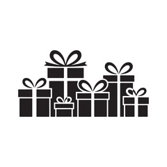 gift box with ribbon. vector eps 10