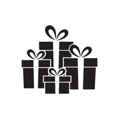 gift box with ribbon. vector eps 10