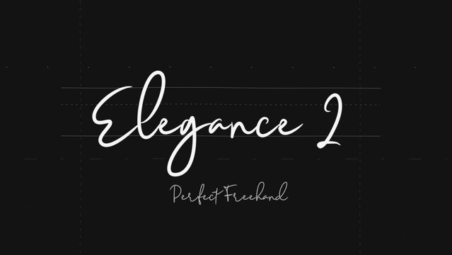 Elegant Write On Text Effect 2 - Scribble Doodle Title Animation Tool | Perfect Freehand Vector Calligraphy