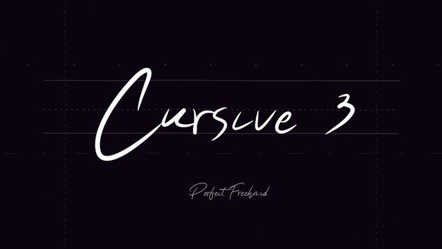 Cursive Write On Text Effect 3 - Scribble Doodle Title Animation Tool | Perfect Freehand Vector Calligraphy