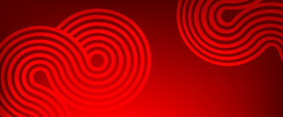 Abstract red background. Simple and modern red geometric design. Minimal shapes. red gradient background.