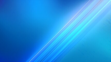 Fototapeta premium Aqua-cyan luminous sweep diagonally across cool blue