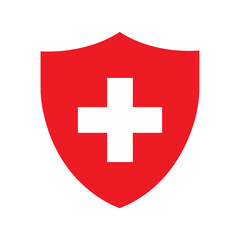 Obraz premium shield health icon