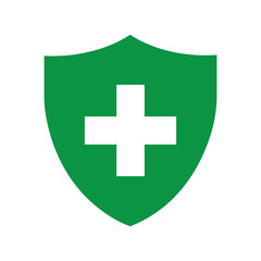 Obraz premium shield health icon