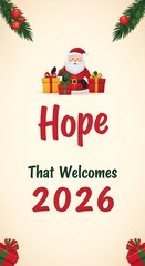 Christmas santa claus illustration festive holiday season celebration design