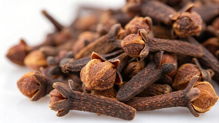 Fototapeta premium Macro Close-Up of Aromatic Dried Clove Spice Buds