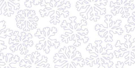 Winter snowflake pattern in soft pastel tones, with decorative icy shapes creating a festive seasonal background for cards, posters and holiday design.