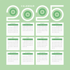 Green Calendar 2026
