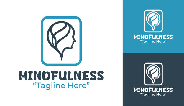Mindfulness Logo Modern Calm Identity