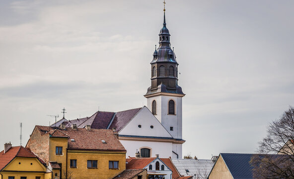 Church of St Andrew in Uhersky Ostroh city, Czech Republic
