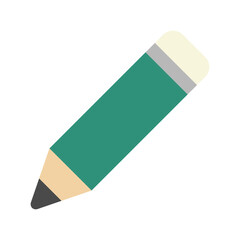 緑色の鉛筆アイコン（ベクター・透過） /Green Pencil Icon Vector
