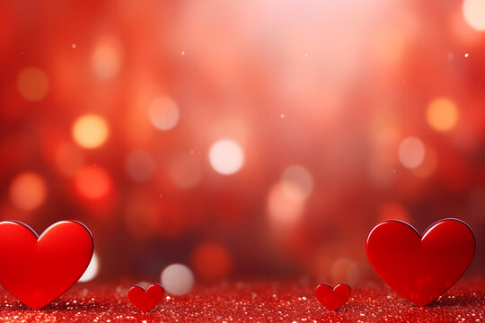 Abstract love heart background, valentine greeting card