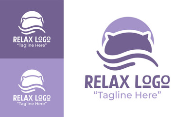 Relax Logo Minimalist Serenity Wellness Brand