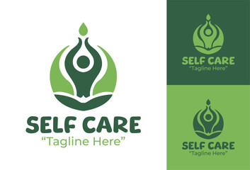 Self Care Logo Modern Soothing Wellness Identity