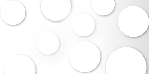 abstract business background circle. Round with shadow Round white paper elements with shadow on gray background for design. Glowing circle lines design. Suit for poster, banner, presentation etc .
