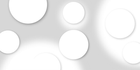 abstract business background circle. Round with shadow Round white paper elements with shadow on gray background for design. Glowing circle lines design. Suit for poster, banner, presentation etc .
