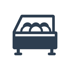 Ice Cream Shop Display Icon