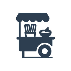 Street Food Churros Cart Icon