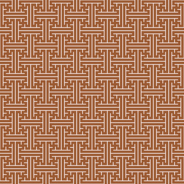 This pattern features traditional Korean geometric lattice patterns. Reminiscent of Hanok window frames and traditional windows, it's perfect for New Year's cards and Oriental branding designs.