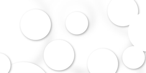 abstract business background circle. Round with shadow Round white paper elements with shadow on gray background for design. Glowing circle lines design. Suit for poster, banner, presentation etc .
