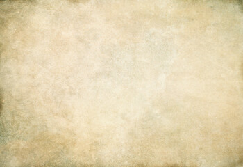 Sheet of grunge aged paper. Old paper texture.