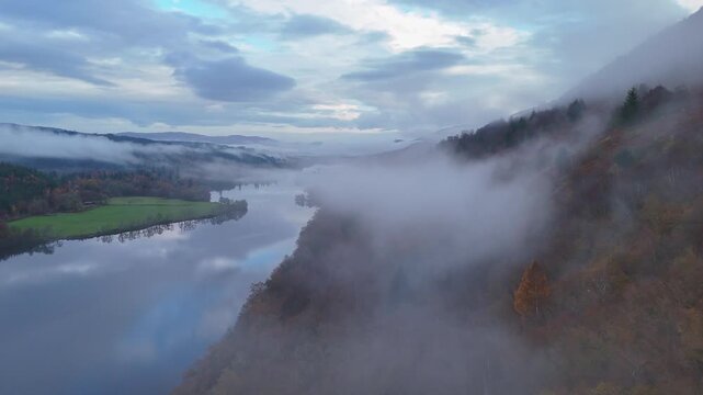 Breathtaking Cloudscape Above Loch Oich, Highlands, Scotland
