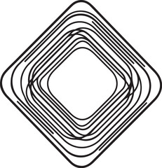 Creative Geometric Icons Line Art