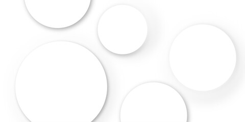 abstract business background circle. Round with shadow Round white paper elements with shadow on gray background for design. Glowing circle lines design. Suit for poster, banner, presentation etc .
