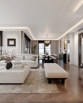 interior luxury apartment comfortable suite lounge