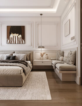 modern bedroom interior