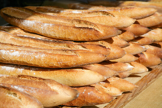 baguettes in the market square