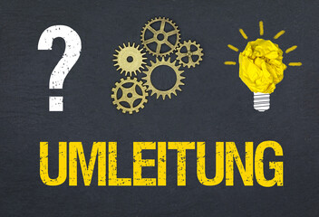 Obraz premium Umleitung 