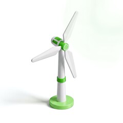 Wind Turbine Model - Sustainable Energy Source for a Greener Future.