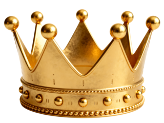 Ornate Golden Royal Crown on Black Background king crown, gold, golden, royal, king, queen, monarchy, royalty, regal, luxury, wealth, power, symbol, object, metallic, shiny, ornate, detailed, isolated